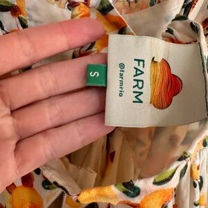 Farm Rio lemon maxi dress! Excellent condition
